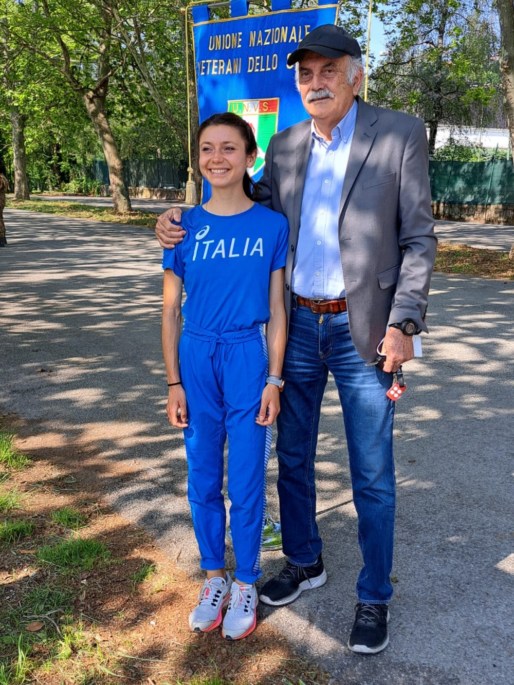 Anna Arnaudo con Franco Arese