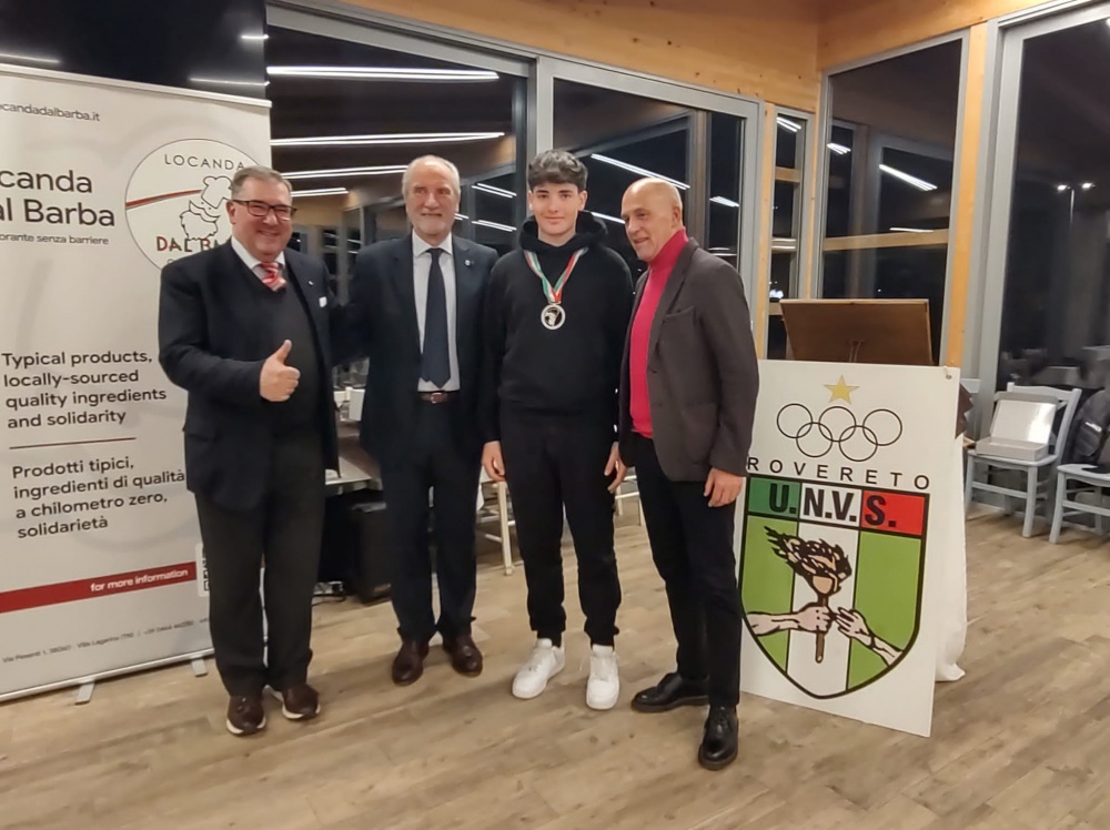 La premiazione di Filippo Martini