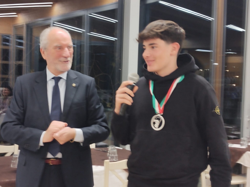 La premiazione di Filippo Martini