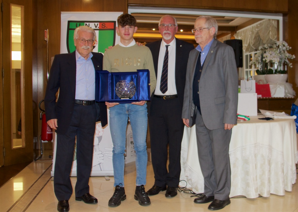 Premiazione dell'atleta dell'anno Cristian Mazzoleni (ciclismo)