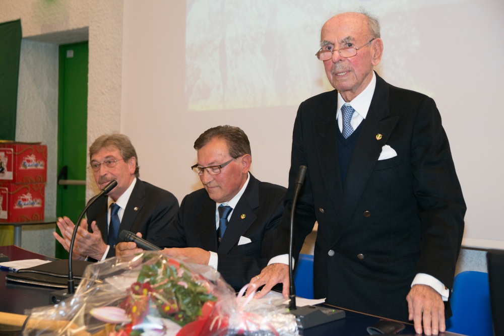 Felix Martinolli alla festa dell'Atleta dell'Anno 2015