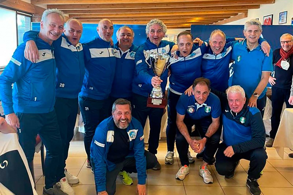 La squadra di Novara, campione Over 50