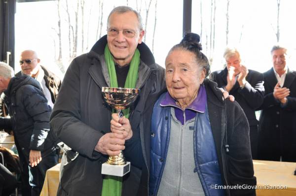 Premiazione partecipante più anziano: Elena Gerhardt , 86 anni