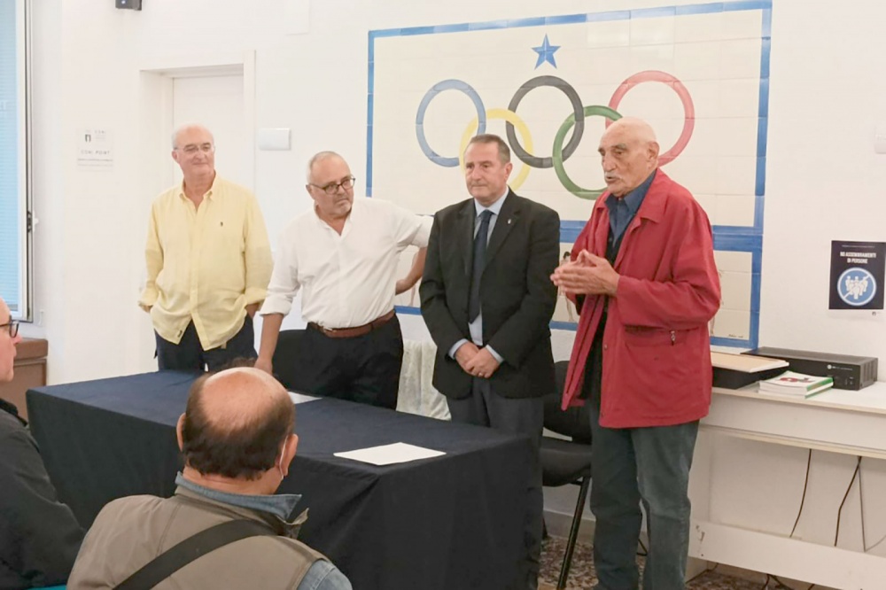 Da snistra: Enzo Grenno, Carlo Delfino, Roberto Pizzorno, Roberto Bracco