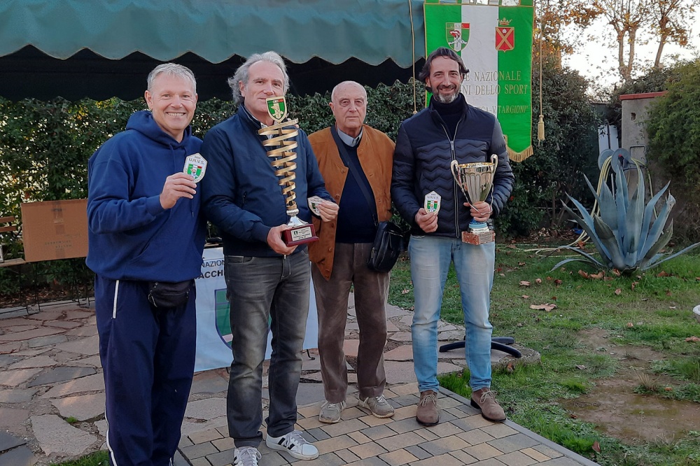 Premiazione della squadra pisana