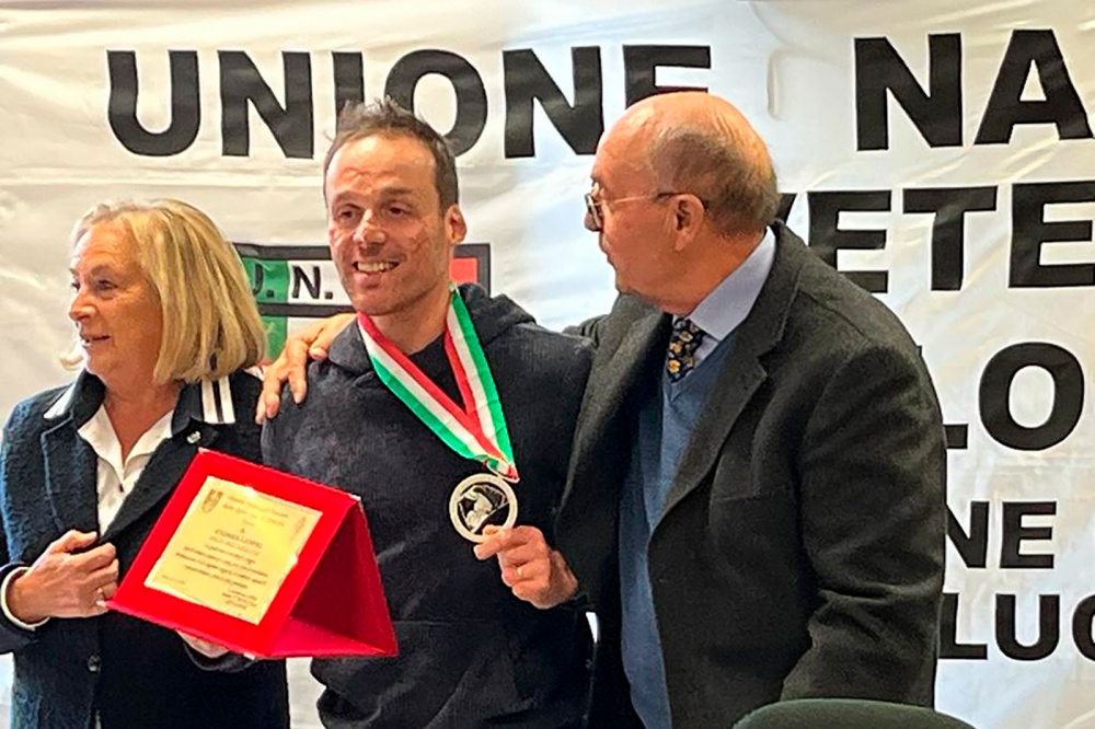 La premiazione di Andrea Lanfri