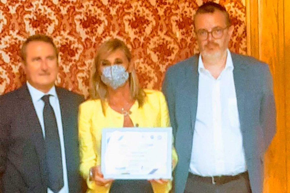 Da sinistra: Roberto Pizzorno, Patrizia Giallombardo e l'Assessore Francesco Rossello