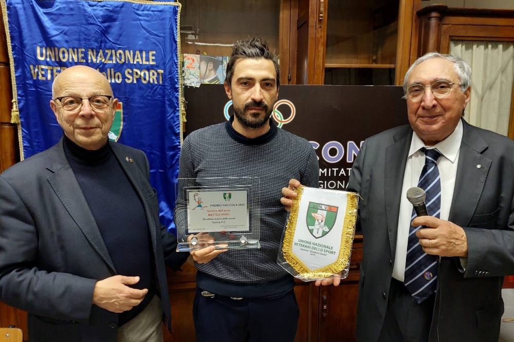 La premiazione di Matteo Paro